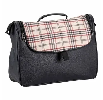 Rollatortas skai leer met motief en ritssluiting