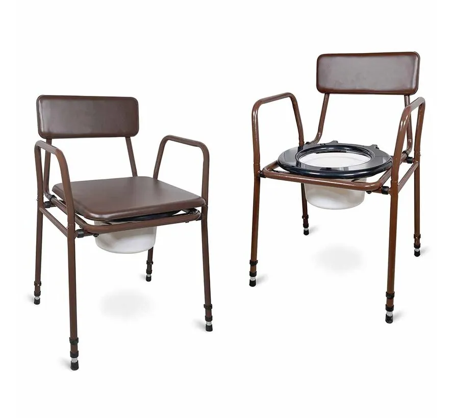 Po stoel in hoogte verstelbaar bruin