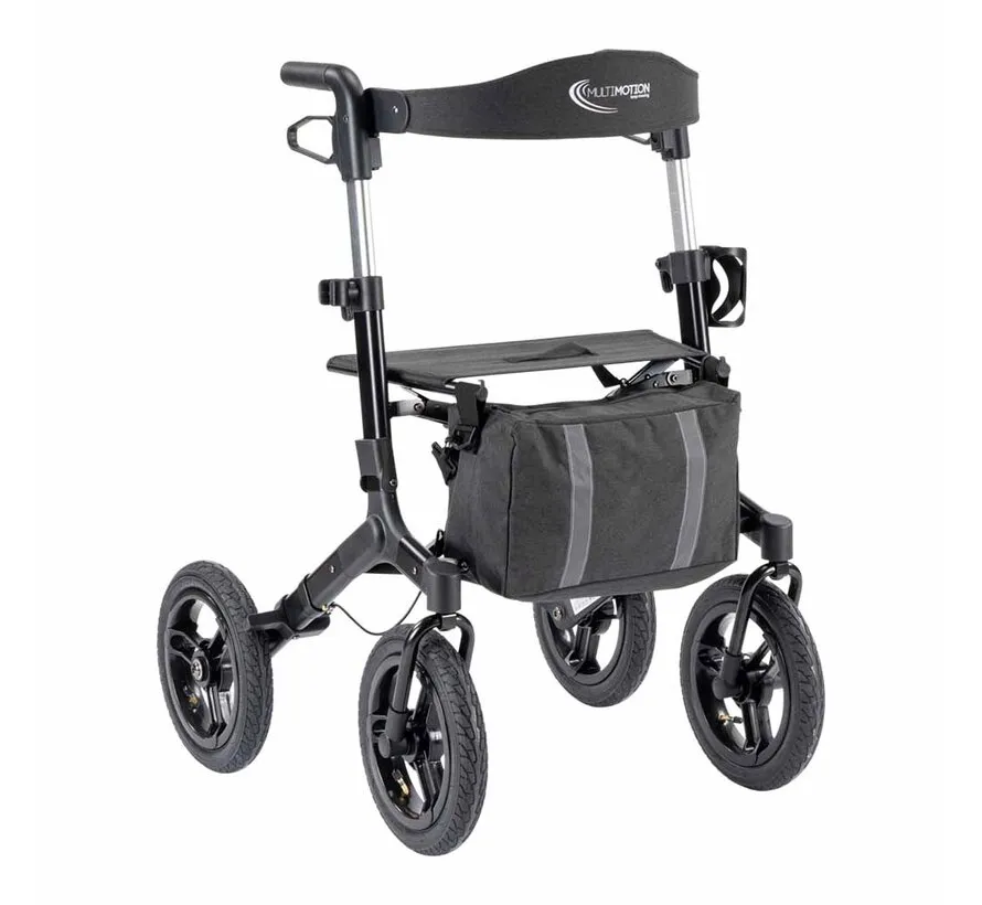 Outdoor rollator met luchtbanden