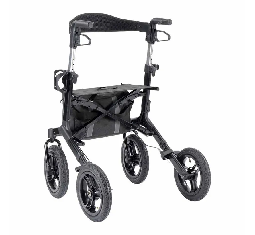 Outdoor rollator met luchtbanden