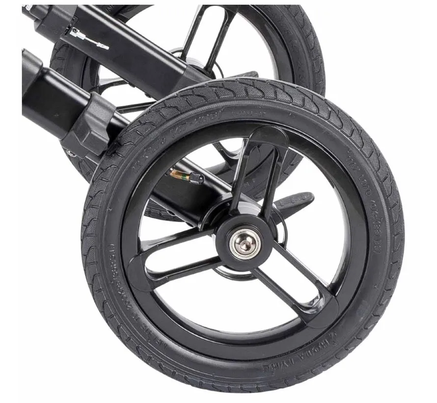 Outdoor rollator met luchtbanden