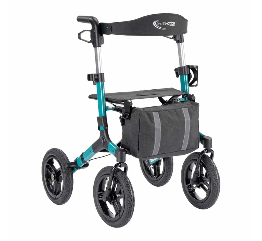 Outdoor rollator met luchtbanden