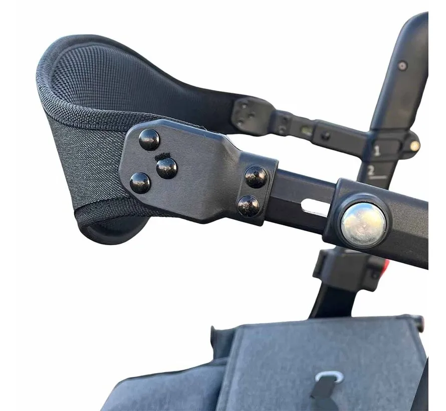 Verstelbare rugband voor Curve rollator