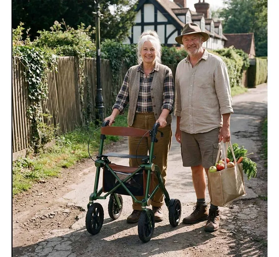 Trive All Terrain Rollator met Grote Wielen voor Buiten