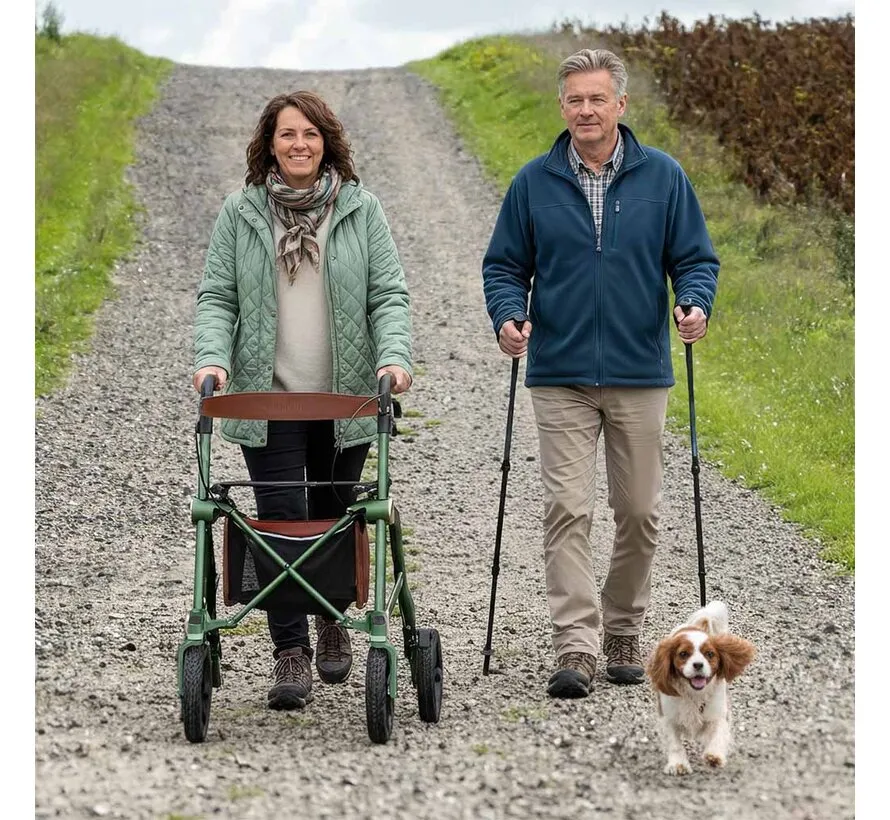 Trive All Terrain Rollator met Grote Wielen voor Buiten