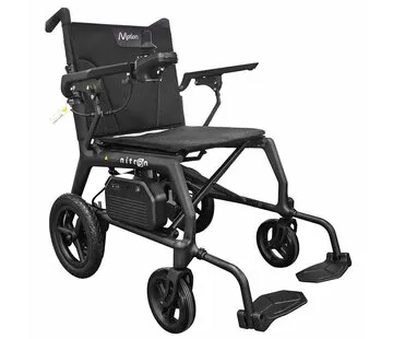 Motion Healthcare Nitron Carbon Elektrische Rolstoel | Lichtgewicht Opvouwbare Reisrolstoel (12,8 kg)