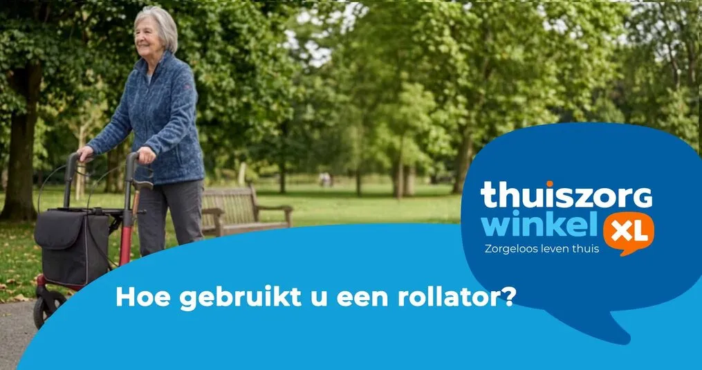 Hoe gebruikt u een rollator?