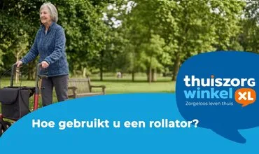 Hoe gebruikt u een rollator?