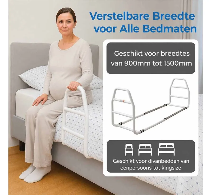 Bedsteun verstelbaar in breedte