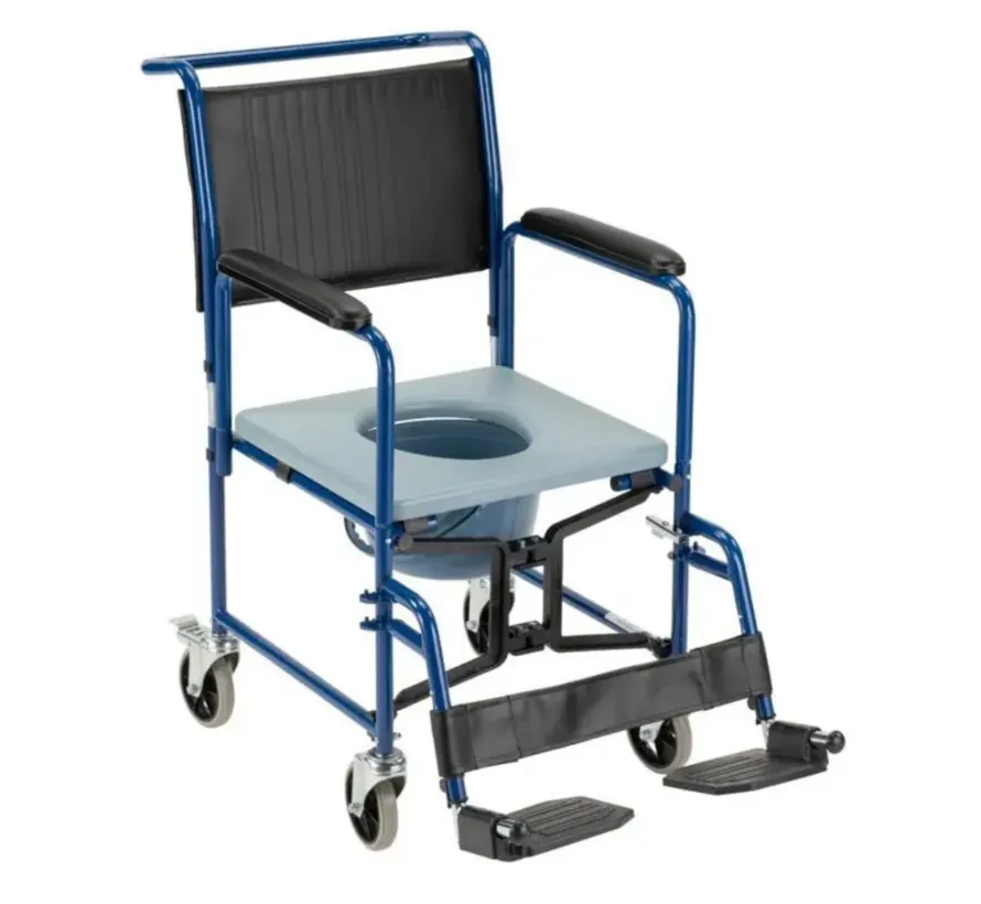 Toiletstoel met wielen