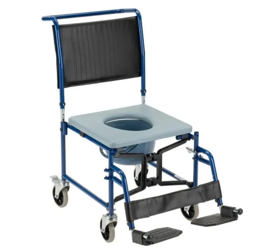 Toiletstoel met wielen