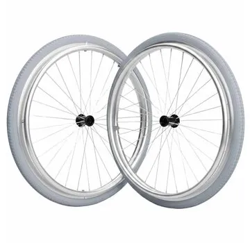 Rolstoel wielen met luchtbanden (2 stuks)