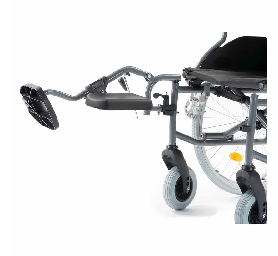 Rolstoel comfort beensteun verstelbaar aluminium voor M5, M6, M7 en M10