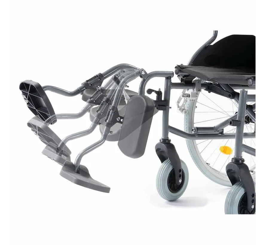 Rolstoel comfort beensteun verstelbaar aluminium voor M5, M6, M7 en M10