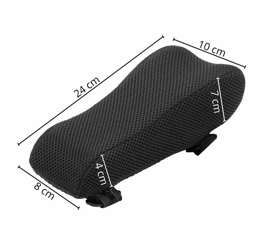 Armsteun pads met gel voor rolstoel (per paar)