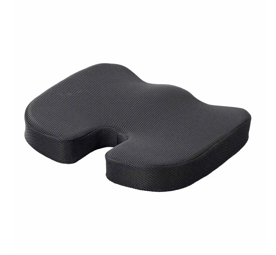 Ergonomisch zitkussen met stuituitsparing