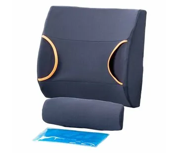 Lumbaalkussen / rugkussen met hot-cold gel pack