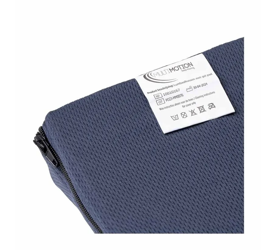 Lumbaalkussen / rugkussen met hot-cold gel pack