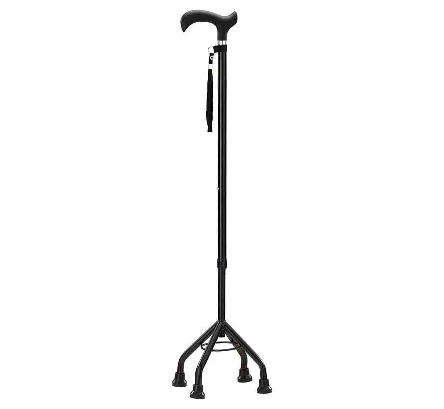 Wandelstok met 4 poten