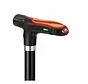 Wandelstok met verwarmd handvat en ledlampje