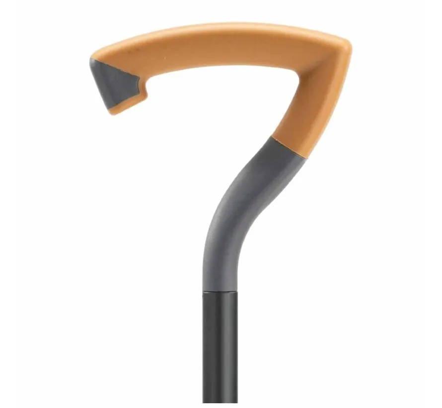Wandelstok met antislip handvat - 7-vorm