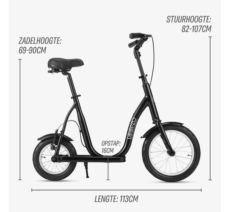 Loopfiets voor volwassenen met lage instap