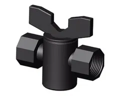 Merkloos Afsluitkraan - Binnendraad x Buitendraad = ½" x ½"