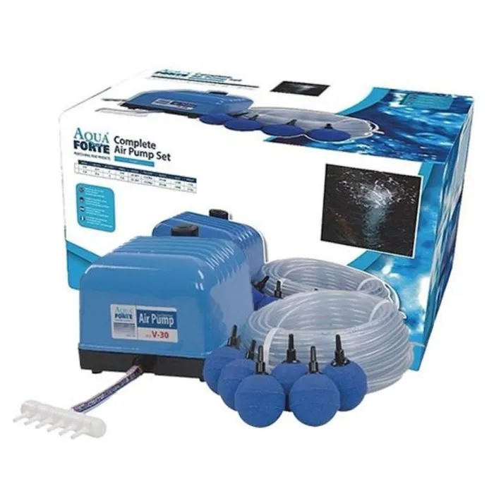 Aquaforte Aquaforte Luchtpomp V30 Hi Flow Compleet Set