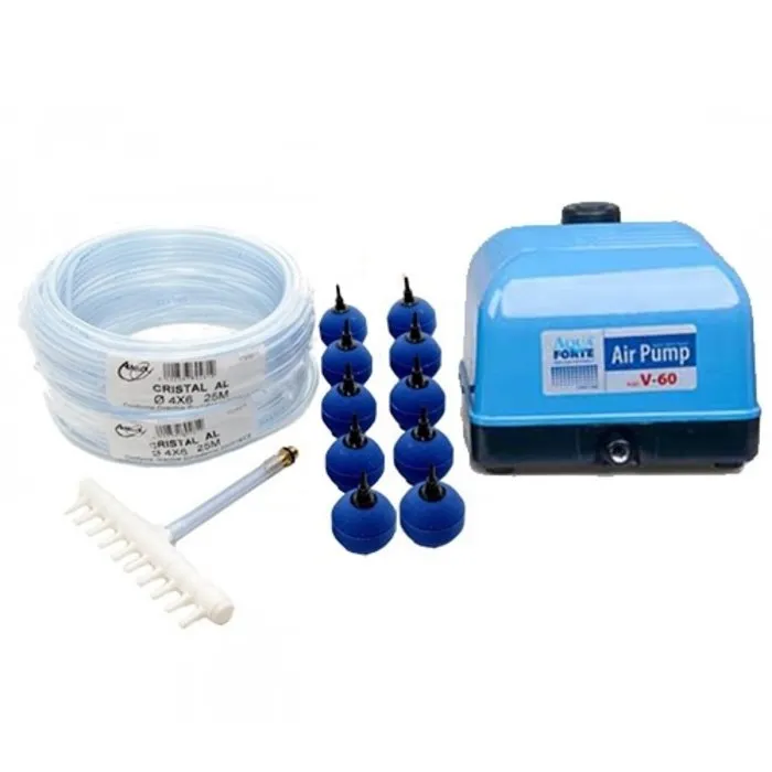 Aquaforte Aquaforte Luchtpomp V60 Hi Flow Compleet Set