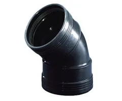 PP Bocht 45° 2x manchet 110 mm