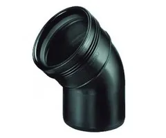 PP Bocht 45° Spie/Manchet 110 mm