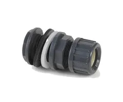 PVC doorvoerkoppeling 20 mm klem x ¾" buitendraad