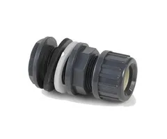 PVC doorvoerkoppeling 25 mm klem x 1" buitendraad