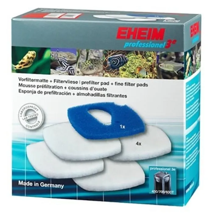 Eheim Eheim Filtervlies 1x Blauw + 4x Wit voor 2076/2078