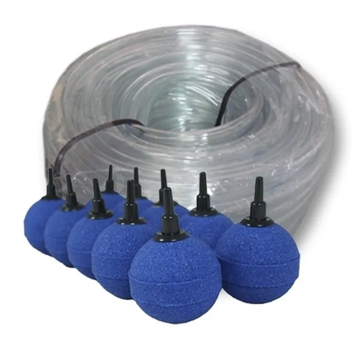 Heldere PVC slang 4-6 mm 25 mtr + 10x Luchtbol 5 cm