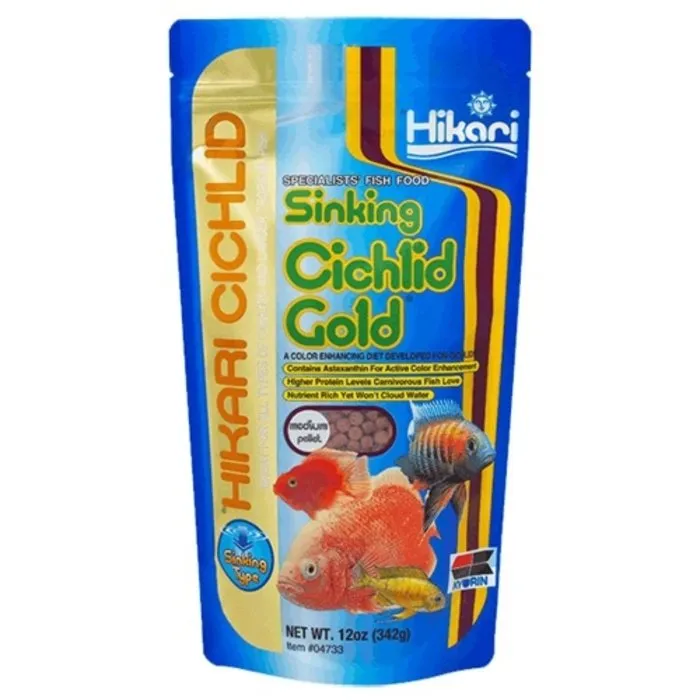 Hikari / Saki Hikari Hikari Cichlid Gold Medium 342 gram Sinking