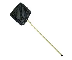 KNS Hobbynet vierkant 26 x 24 cm, houten steel 80 cm