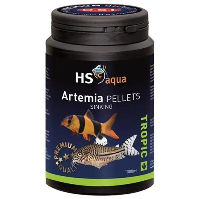 HS Aqua HS Aqua Artemia Pellets Sinking 1000 ml