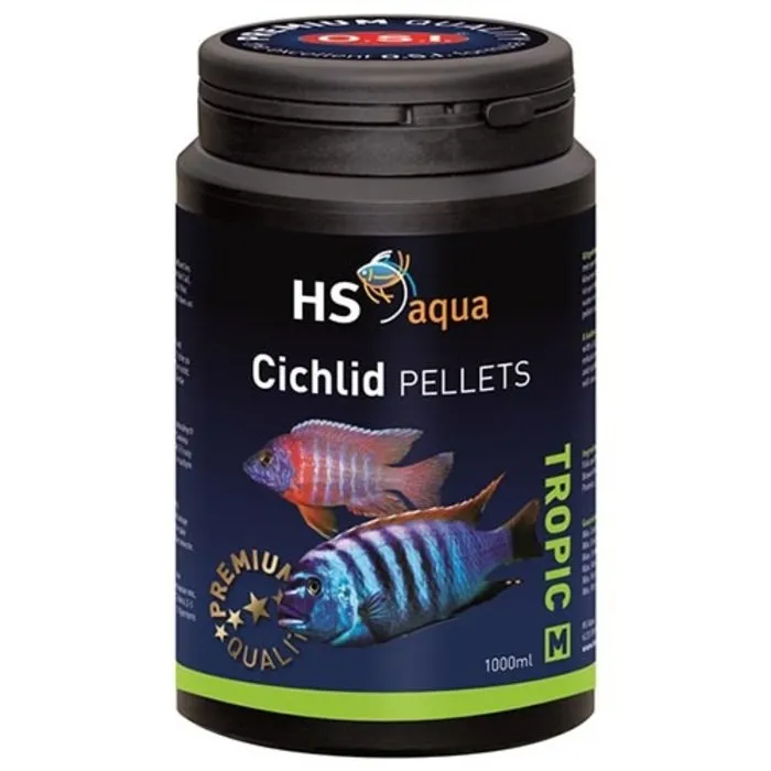 HS Aqua HS Aqua Cichlid Pellets Medium 1000 ml