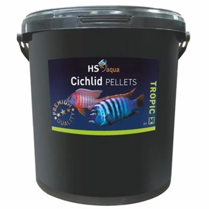 HS Aqua HS Aqua Cichlid Pellets Medium 20 ltr