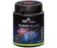 HS Aqua HS Aqua Cichlid Pellets Medium 200 ml