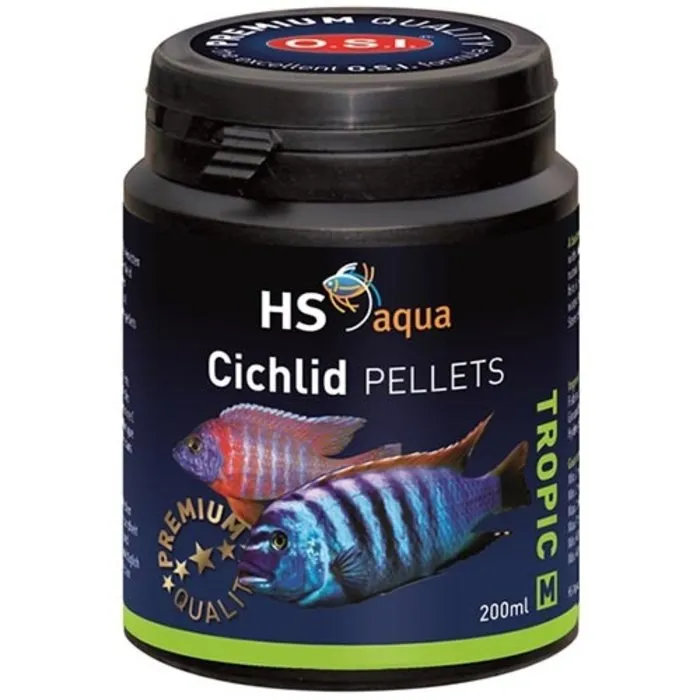 HS Aqua HS Aqua Cichlid Pellets Medium 200 ml