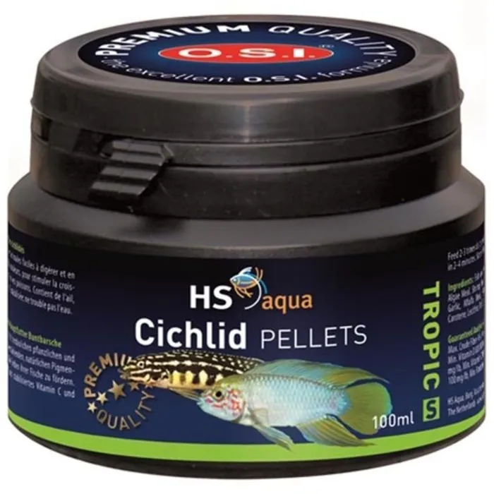 HS Aqua HS Aqua Cichlid Pellets Small 100 ml