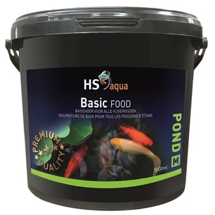 HS Aqua Hs Aqua Pond Food Basic M 5 ltr