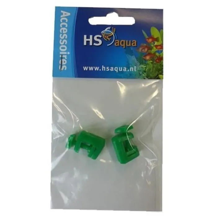 HS Aqua Hs Aqua Slangklem Plastic Groen 4-6 mm 2 stuks