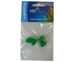 HS Aqua Hs Aqua Slangklem Plastic Groen 4-6 per 2 stuks