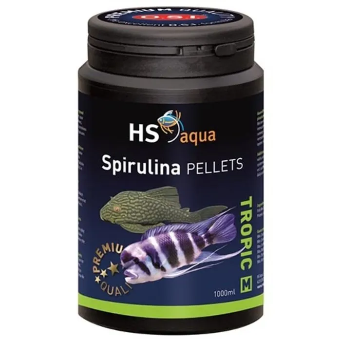 HS Aqua HS Aqua Spirulina Pellets Medium 1000 ml