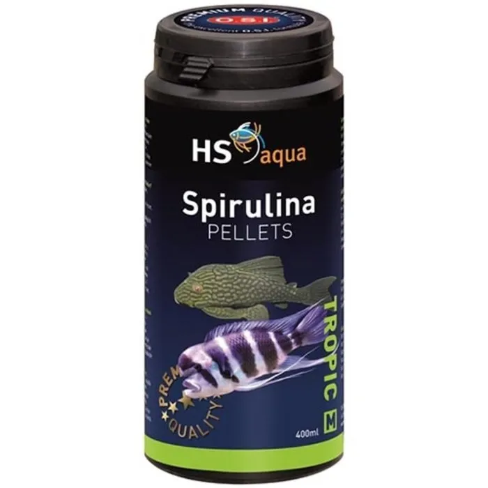 HS Aqua HS Aqua Spirulina Pellets Medium 400 ml