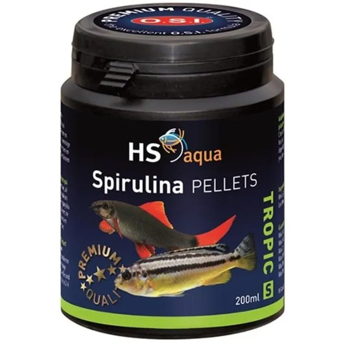 HS Aqua HS Aqua Spirulina Pellets Small 200 ml