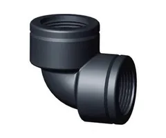 Merkloos Knie 2x Binnendraad PP 1½" x 1½"